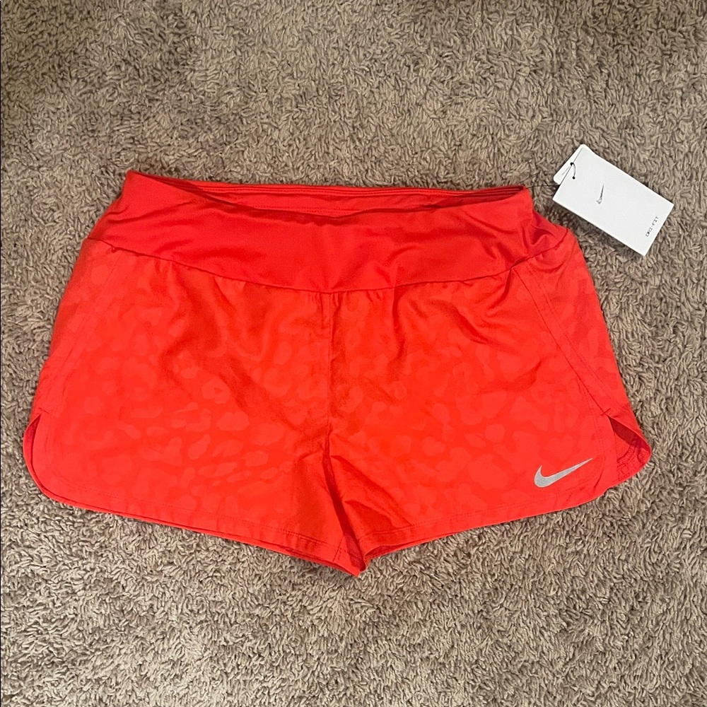Nike Women's Bright Coral Athletic Running Shorts
